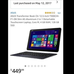 **SOLD** ASUS Transformer Book Chi T300